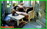 Rustic Cedar Log Futon