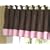 JoJo Designs Window Valance - Soho Pink and Brown Microsuede