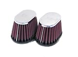 K&N RC-1822 Universal Chrome Filter