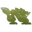 Handcarved Chinese Jade Dragon Figurine