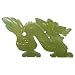 EXP Handcarved Chinese Jade Dragon Figurine