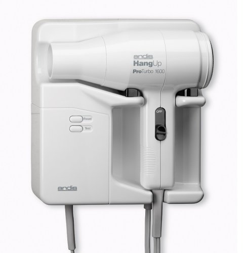 Andis 33295 Hangup Pro Turbo 1600W Wall Mount Hair Dryer