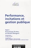 Performance, incitations et gestion publique