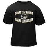 Army Black Knights Toddler Black Start 'Em Young T-shirt