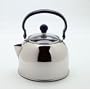Farberware Classic Madison 1-Quart Stainless Steel Glass Lid Teakettle