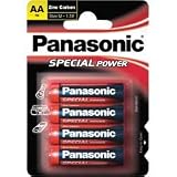 Zinc Carbon Batteries (AA LR6 (Pack Of 4)) (12 pack)