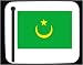 Mouse Pad with Mauritania, flag