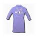 Girl's Lavender Fleece Penguin Robe