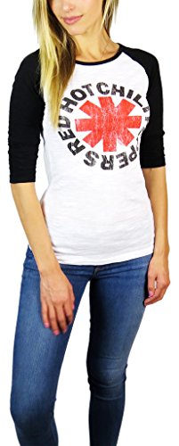 Red Hot Chili Peppers Womens Baseball Raglan Tee