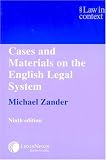 Cases and Materials on the English Legal System (Law in Context)