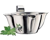 Fat & Lean Sauce Boat - Stainless Steel
