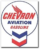 Signpast Reproduction Vintage Sign, CHEVRON AVIATION