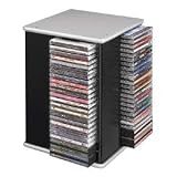 CD Spinner, 100 Capacity, 13-1/4High, Black/Silver