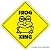 FROG CROSSING -Sign- xing frogs lover collector gift