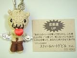 話題沸騰！MIGAWARI/ミガワリストラップ・タイから来た厄除けお守り《【<strong>恋愛</strong>運UP】（4241）スティールハートデビル》