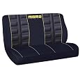 Bench Seat Cover - Car Truck SUV - MOMO Italy Style #9 Black/Yellow