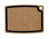 Epicurean Cutting Surfaces 18-by-13-Inch Gourmet Cutting Board with Juice Groove, Natural with Slate-Colored Core