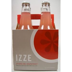 Izze Sparkling Grapefruit Soda Full Case (24 12 Fl Oz. Bottles) by Izze
