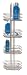 Bathroom  Four Tier Wire Oval Caddy- Chrome