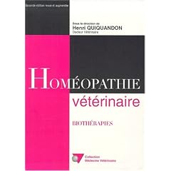Hom�opathie v�t�rinaire, 2�me �dition