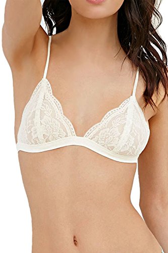Top Legging Women's Full Lace Bralette with Adjustable Straps