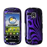 Purple Zebra Face Design Crystal Hard Skin Case Cover for Samsung Continuum ....