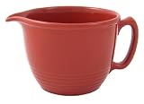 Chantal 2-1/4-Quart Ring Batter Bowl, Glossy Cinnabar