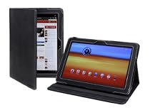 Cover-Up Version Stand &eacute;tui housse en cuir Samsung Galaxy Tab 10.1 (GT-P7510 / GT-P7500) Tablette - Noir