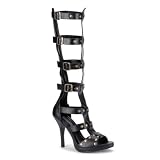 4 1/2 Inch Heel Gladiator Sandals Theatre Costumes Accessory Open Toe Poly Sexy Boots