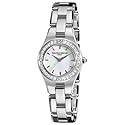 Baume & Mercier Women's 10013 Linea Mother-of-Pearl Dial Diamond Bezel Watch