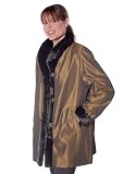 Sheared Mink Fur Jacket - Fabric Reversible
