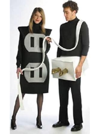 funny halloween costumes for couples. Amazon.com: Plug And Socket Set Funny Halloween Costumes Couples Costume