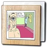 Cyclops At Optometrist - 6 Inch Tile Napkin Holder
