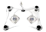 Review E W Link Co. Ltd.  / MY-Link CRYSTAL USB 2 fans Cooler Pad for Laptop