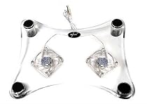MY-Link CRYSTAL USB 2 fans Cooler Pad for Laptop, Notebook, Xbox, Etc.