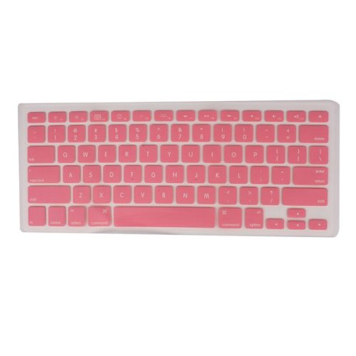 Rose Pink Keyboard Skin Compatible with AppleTM Macbook Pro