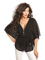 Star made with Swarovski Elements Blusa (Negro)