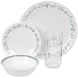 Corelle Livingware Country Cottage 16-Piece Dinnerware Set, Service for 4