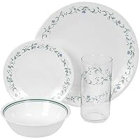 Corelle Livingware Country Cottage 16-Piece Dinnerware Set, Service for 4