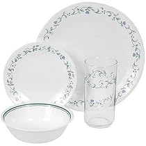 Corelle Livingware 16-Piece Dinnerware Set, Service for 4, Country Cottage