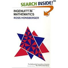 Ingenuity in Mathematics (New Mathematical Library)