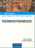 Aide-mémoire de thermodynamique Aide-mémoire de thermodynamique
