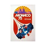 Monaco Grand Prix 1975 Poster Print