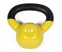 J Fit 8-Pound Premium Vinyl Kettlebell