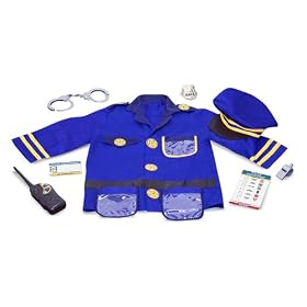 Melissa & Doug Police Officer Costume Deluxe Role Play Set
