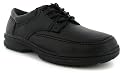 Dr Keller "Brian2" Mens Leather Lace Up Comfort Shoes - Black