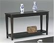 Cappuccino Finish Wood Occasional Sofa Table By Coaster Furniture