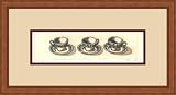 Tea Cups by David Olson - Framed Artwork