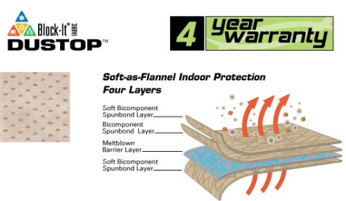 Wolf Indoor Use Dustop Custom Fit Car Cover - Taupe