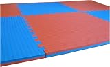 24 Sq. Ft. (3/4 Inch Thick, 6 Tiles, Double Sided + Borders) 'We
Sell Mats' Anti-fatige Interlocking EVA Foam Flooring-each Tile 2'
x 2' x 3/4